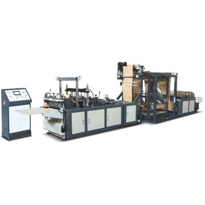 China Garment Shops Nonwoven Rubber Band Bag Making Machine Fruit Bag Making Machine Flat Bag Making Machine for sale