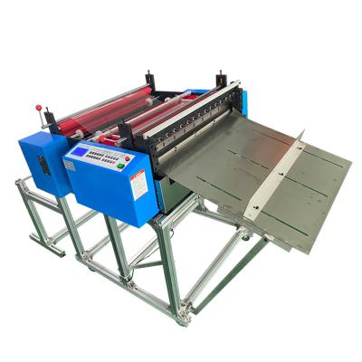 China Factory PVC film slitter PVC membrane slicing machine with 700mm blade width wholesale PVC film slitter for sale