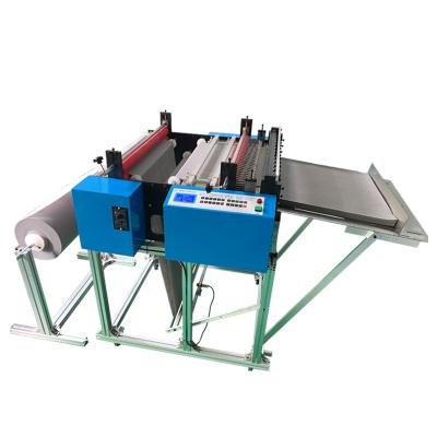 China Factory Fully Automatic Integrated Cutting Machine With 600mm Blade Width Gasket Cutting Machine Portable PVC Membrane Cutting Machine for sale