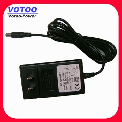 China Rack Mount CCTV Camera Power Adapter Supply 12V 2A 100 - 240VAC for sale