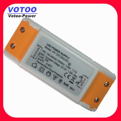 China Constante het Voltage van de hoofd plafondlamp Bestuurder 12W 1000ma 100 - 240VAC Te koop