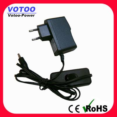 China Ac Gelijkstroom 5V 1A Machtsadapter met Schakelaar, Kortsluitingbescherming Te koop