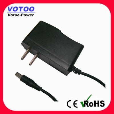 China High efficiency 12V AC DC Power Adapter 2 Flat Pin Plug for CCTV security for sale