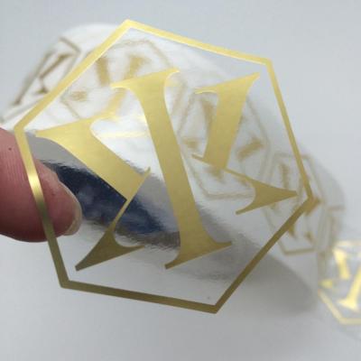 중국 Waterproof Self Adhesive Vinyl Die Cut Clear Transparent Packaging Custom LOGO Labels Stickers 판매용