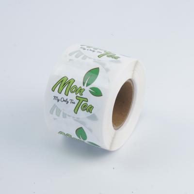 China Waterproof High Quality Paper Self Adhesive Color Print Food Packaging Logo Print Label Custom Sticker à venda