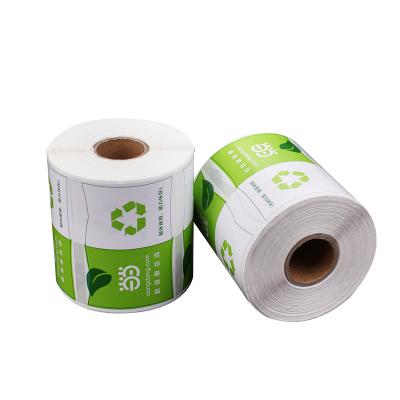 China Customized Waterproof High Quality Cheap Customized Logo Printing Self Adhesive Paper Tape Label à venda