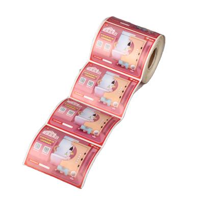 China Eco Friendly Printing Sticker Waterproof OEM Service Custom Waterproof Adhesive Packaging Label for sale