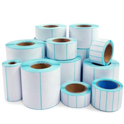 中国 Wholesale Heat Sensitive Colored Adhesive Die-Cutting Thermal Transfer Barcode Paper Direct Label Sticker Roll 販売のため