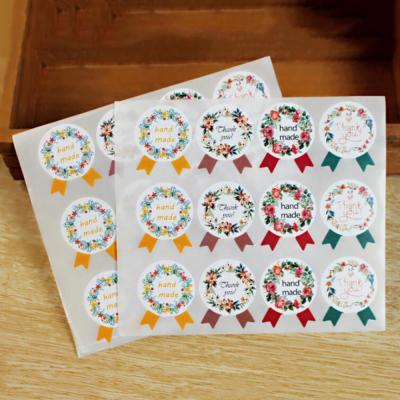 Cina Waterproof Transparent Stickers Clear Any Shape Thank You Stickers Customized Logo Sticker Adhesive Labels in vendita