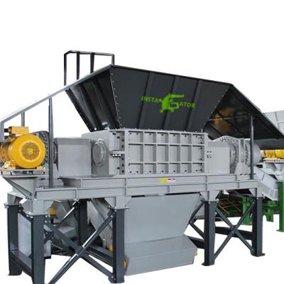 China Industrial Factory Tire Waste Solution Tire Crushing Machine Plastic Rubber Recycling Shredder for sale