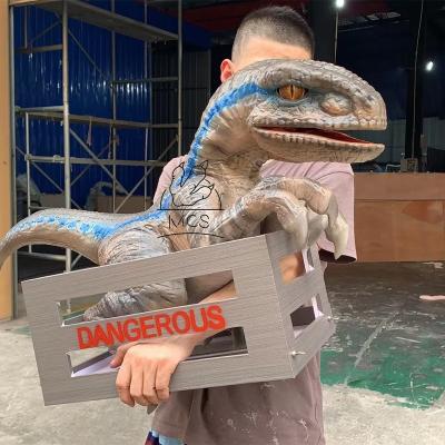 China MCS Support World Reality Raptor Dinosaur Baby T-REX - Silicone Dinosaur and Pterosaur Hand Puppet for sale