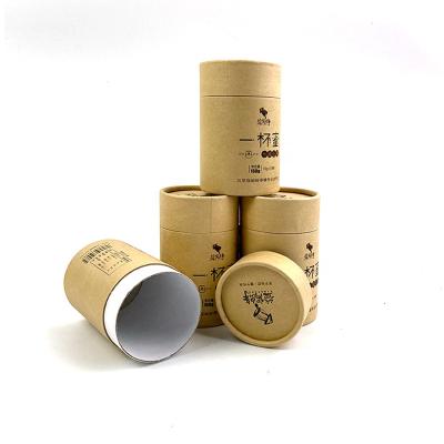 China Handmade Tea Custom Design Food Grade Paper Tube Packing Packaging for sale