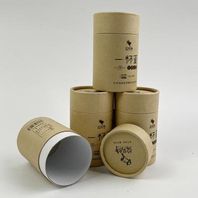 China Handmade Customized Logo Tea Custom Design Food Grade Paper Tube Packing Packaging for sale