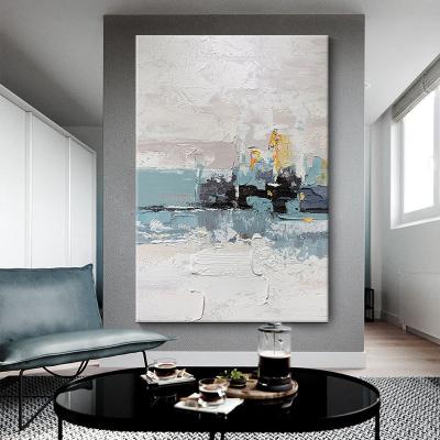 China New modern luxury living room sofa background wall paintings porch hallway murals hand-painted abstract classic/postmodern decoration painting for sale