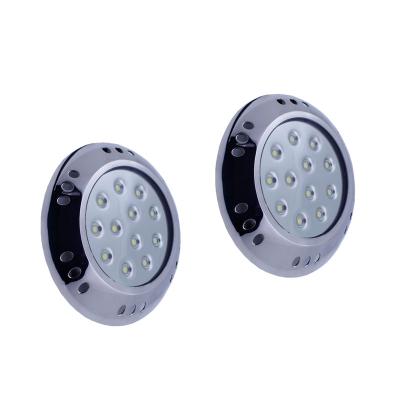 China 316 Marine Parts Accessories Boat LED 24V 54W RGB Light Warm White Underwater Lights Waterproof SS Yacht for sale