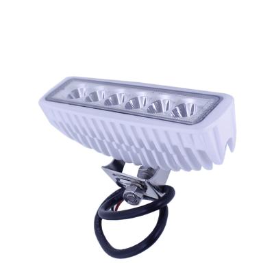 China 12/24 V LED Light Bar Deck/Dock Aluminum Marine Lights Waterproof LED Boat Lights Flood Beam for sale