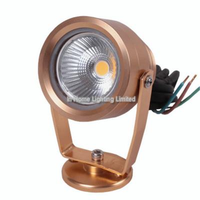 China LANDSCAPE IP67 12V led garden round led light COB 5W led outdoor garden light lamp for lawn, tree, wall for sale