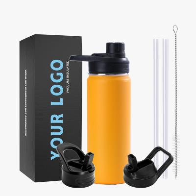 China Business Thermal Beverage Bottle 18oz 21oz 24oz Double Wall Vacuum Flask Insulated Stainless Steel Water Bottle for sale