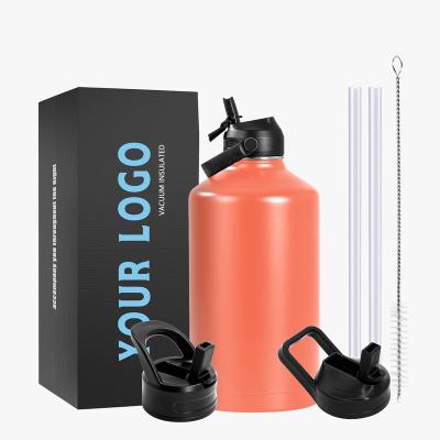 Chine Sustainable BPA Free 50oz Vacuum Insulated Stainless Steel Outdoor Sport Water Bottle With Lid à vendre