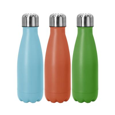 Chine Sustainable 350ml Stainless Steel Vacuum Flask Sport Insulated Smart Cola Shaped Water Bottle à vendre