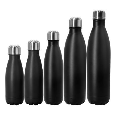 Κίνα Sustainable Double Walled Vacuum Insulated Outdoor Sports 18/8 Stainless Steel Cola Shaped Water Bottle With Logo προς πώληση