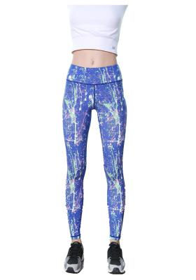 China CPG Global Women's Seamless Sport Pants Yoga Gym Leggings Floral Prints HK12 for sale