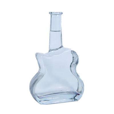 China Beverage Amazon Hot Sales Guitar Decanter Customized 750ml Violin Decanter Violin Glass Bottle For Wine And Spirits - Buy Whi Glass for sale