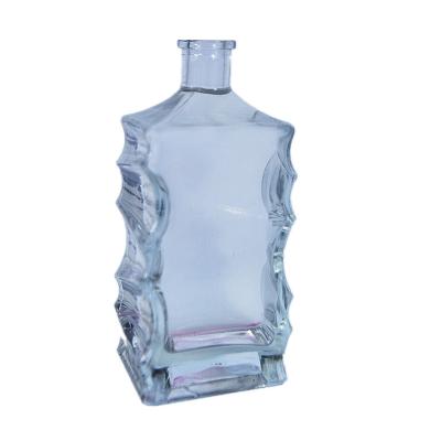 China Wholesale Beverage Whiskey Vodka 1000ml Glass Bottle From Manufacturer With Competitive Price for sale