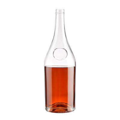 China Beverage 500ml 750ml 1L Trademark Printed Extra Flint Juniper Whiskey Vodka Glass Oslo Bottle Glass Bottle for sale