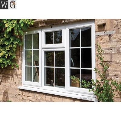 China Latest Energy Saving French Aluminum Casement Window And Foil Dangle Window for sale