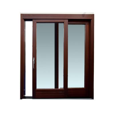 China Water Proof Simple Design Aluminum Sliding Window Frame Price With Rubber Strip for sale