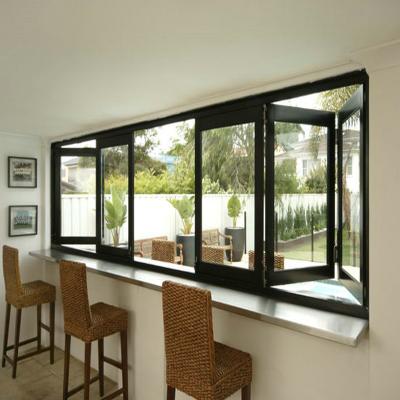 China High Quality Folding PVC Aluminum Alloy Folding Windows for sale