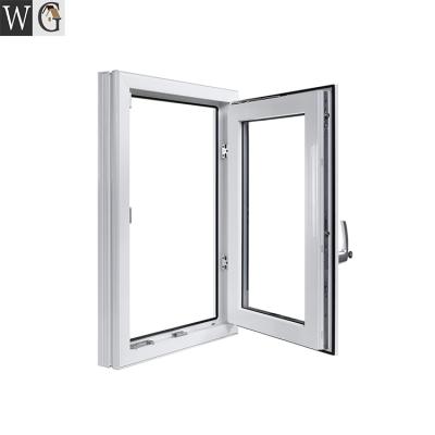 China Europe Magnetic Type Fashion Screen Residential Aluminum Windows for sale