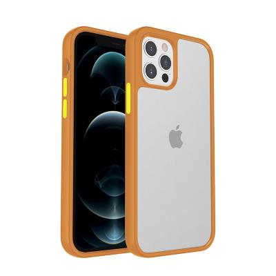 China 2020 New Arrivals Buttons Scratch Resistant Separate PC Silicone Anti-drop Shockproof Mobile Phone Case For iPhone 12/12 Pro 6.1 for sale