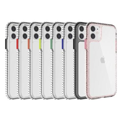 China 2020 New Fashion Scratch Buttons PC Resistant Hard Separate Soft Edge Back Cover TPU Shockproof Mobile Phone Case For iPhone 11 for sale