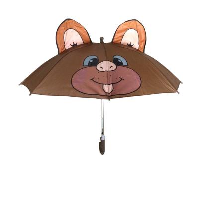 China Kids Minimalist Umbrella Design Promotional Ear Umbrella With Logo Silk On Panels for sale