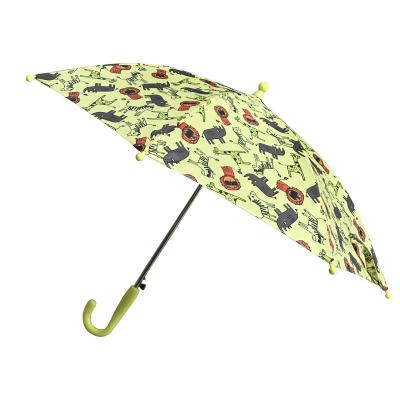 China Minimalist 15inch*8k Kids Animal Umbrella With Hot Transfer Printing Kids Umbrella for sale