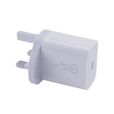 China Mini Size 20W USB Mini Size 20W USB Travel Charger UK AU Plug 20w EU AU AU Plug QC Mobile Fast Charging Charger For iPhone12 Apple for sale