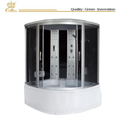 China With Frame Computer Controlled Enclosed Steam Shower Room With Double Sliding Door Parts for sale