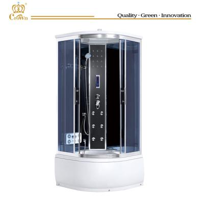 China With Frame 2015 Hangzhou Crown Cheap Price Sliding Tempered Glass Shower Door for sale