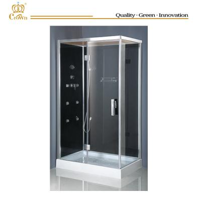 China With Cheap High Quality Standard Frame Bath Shower With Single Tub Low Square Shower Enclosure for sale