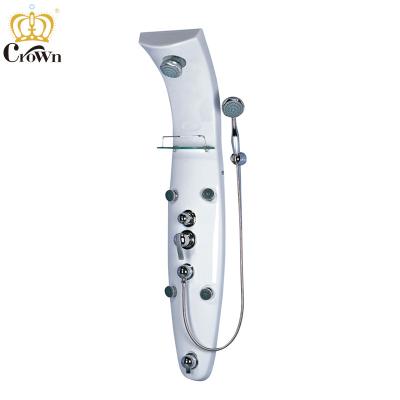 China With Sliding Bar ABS Shower Column Wall Mounted Shower Panel for sale