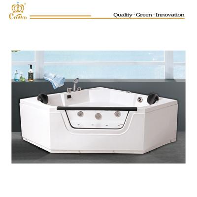 China Corner Whirlpool Jet Massage Drop-In Bathtub With TV Mini Portable Hot Tub Walk In Hot Tub for sale