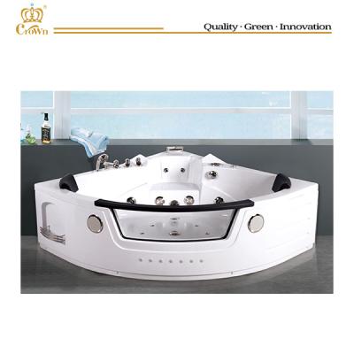 China Massage Area 2015 Corner Portable Heart Shaped Jacuzi Bathtub For Adults for sale