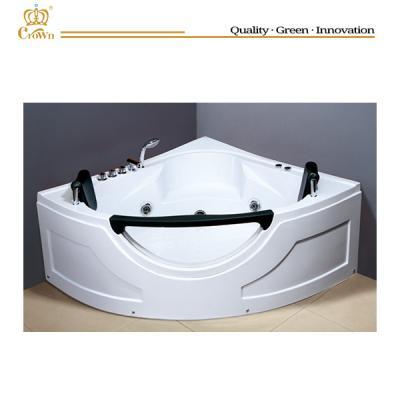 China New Hot Selling Round Acrylic Massage Bathtub , Double Whirlpool Bathtub Indoor Slipper Cast Iron Bathtubs for sale