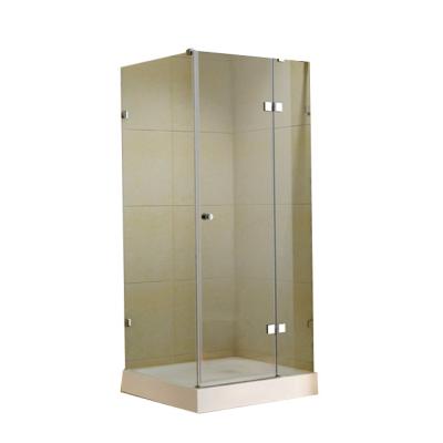 China Modern Square Shaped Tempered Glass Shower Room Aluminum Alloy Sliding Shower Enclosure for sale