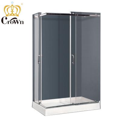 China Modern Large Rectangle Shower Room Pivot Sliding Door Stainless Steel 4 Sides Shower Enclosure for sale