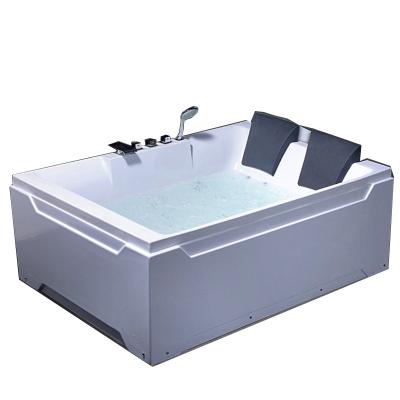 China Customized Indoor Luxury Portable White Acrylic Free/Air/Massage Bathroom Pod Whirlpool/Hydraulic Bathtub Combo HG-8819 for sale