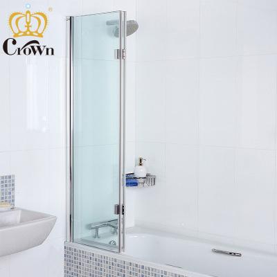 China Modern Bathtub Partition Tempered Glass Shower Door Glass Wet Shower Screen for sale