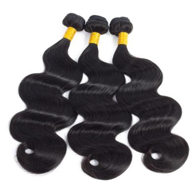 China 100% Cheap Hot Sale China Factory Wholesale Unprocessed Virgin Hair Body Wave Body Wave 3 Bundles With Lace Headband Unprocessed for sale